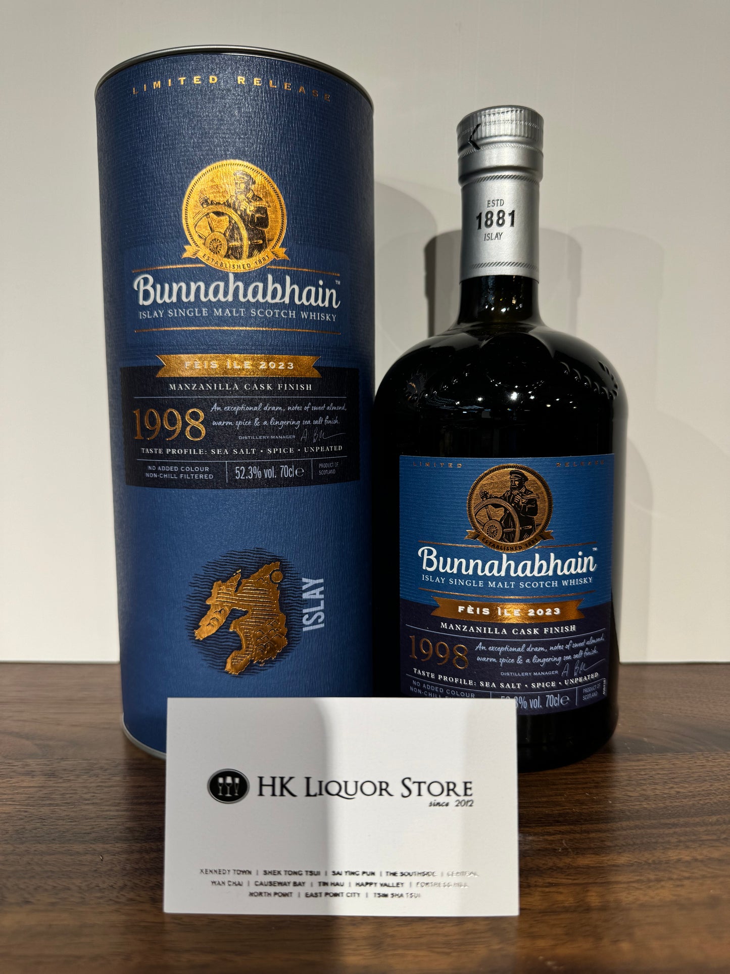 Bunnahabhain 1998 Manzanilla Feis Ile 2023 OB