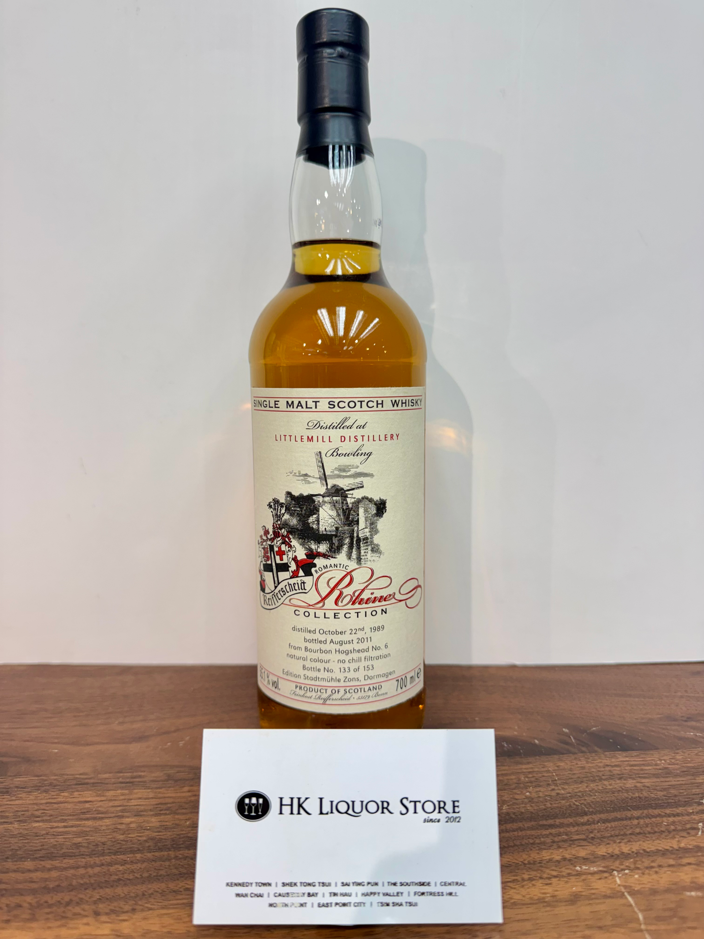 Littlemill 21 Year Old 1989 (Romantic Rhine Collection)
