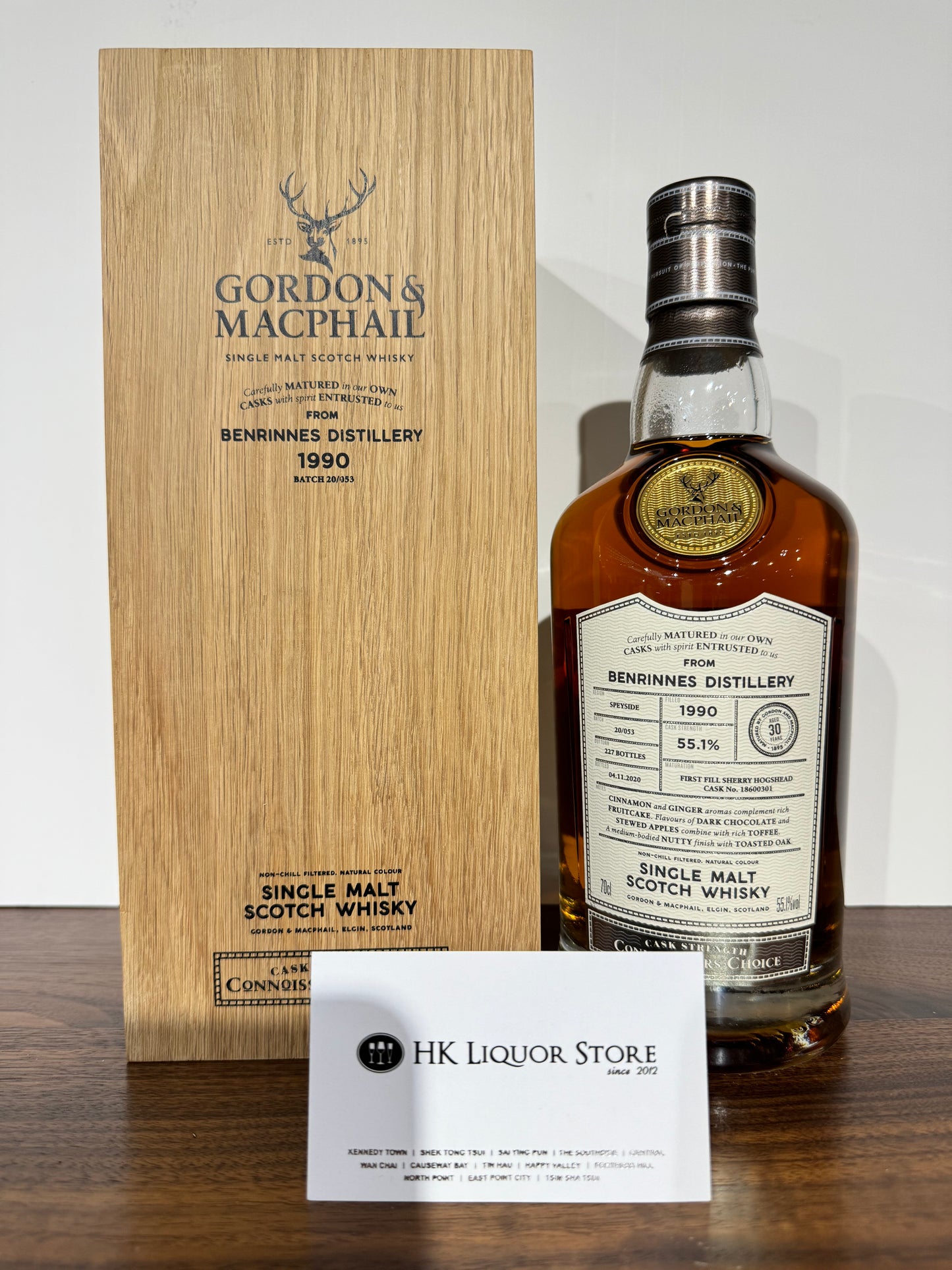 Benrinnes 1990 30 1st fill Gordon & MacPhail CC