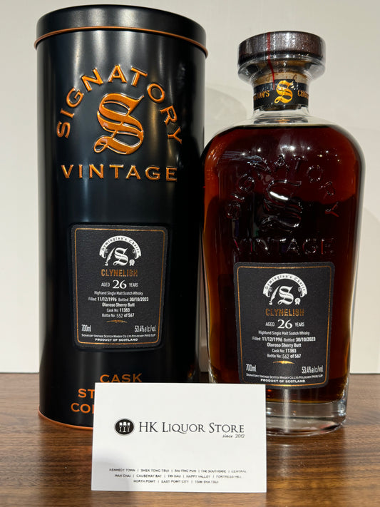 Clynelish 1996 26 Signatory Vintage Symington’s