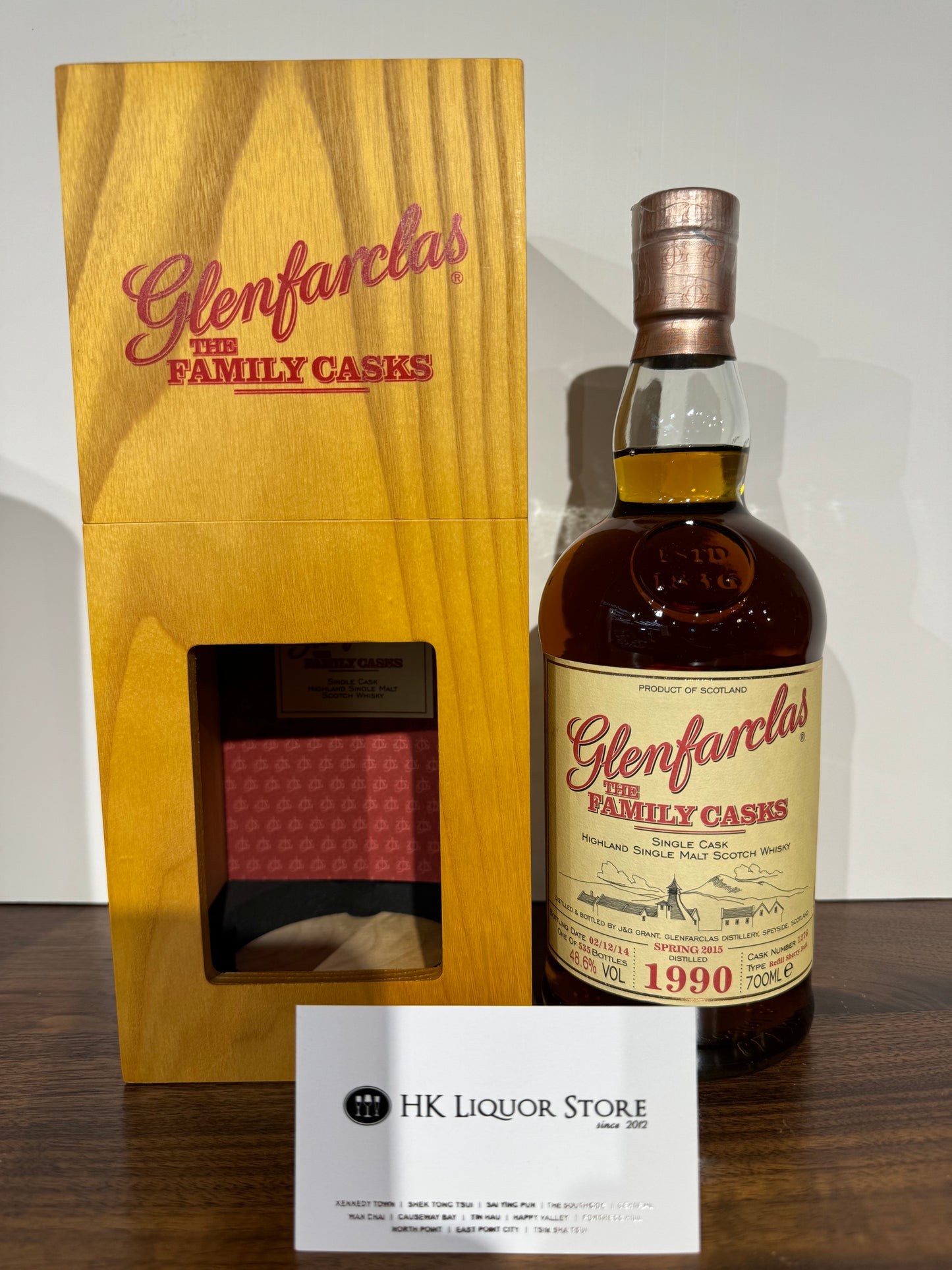 Glenfarclas 1990 #1276 2014 Family Casks