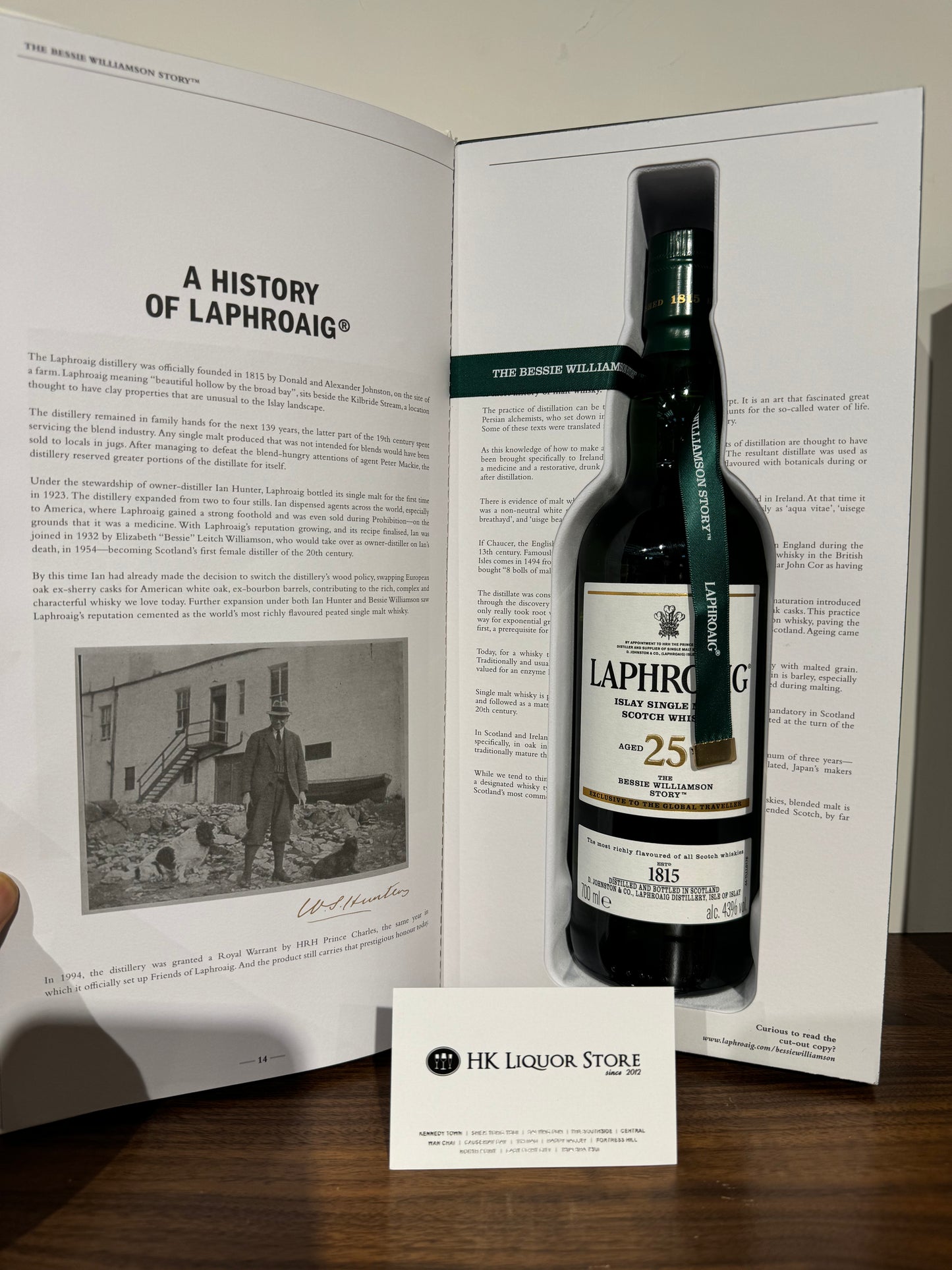 Laphroaig 25 The Bessie Williamson Story