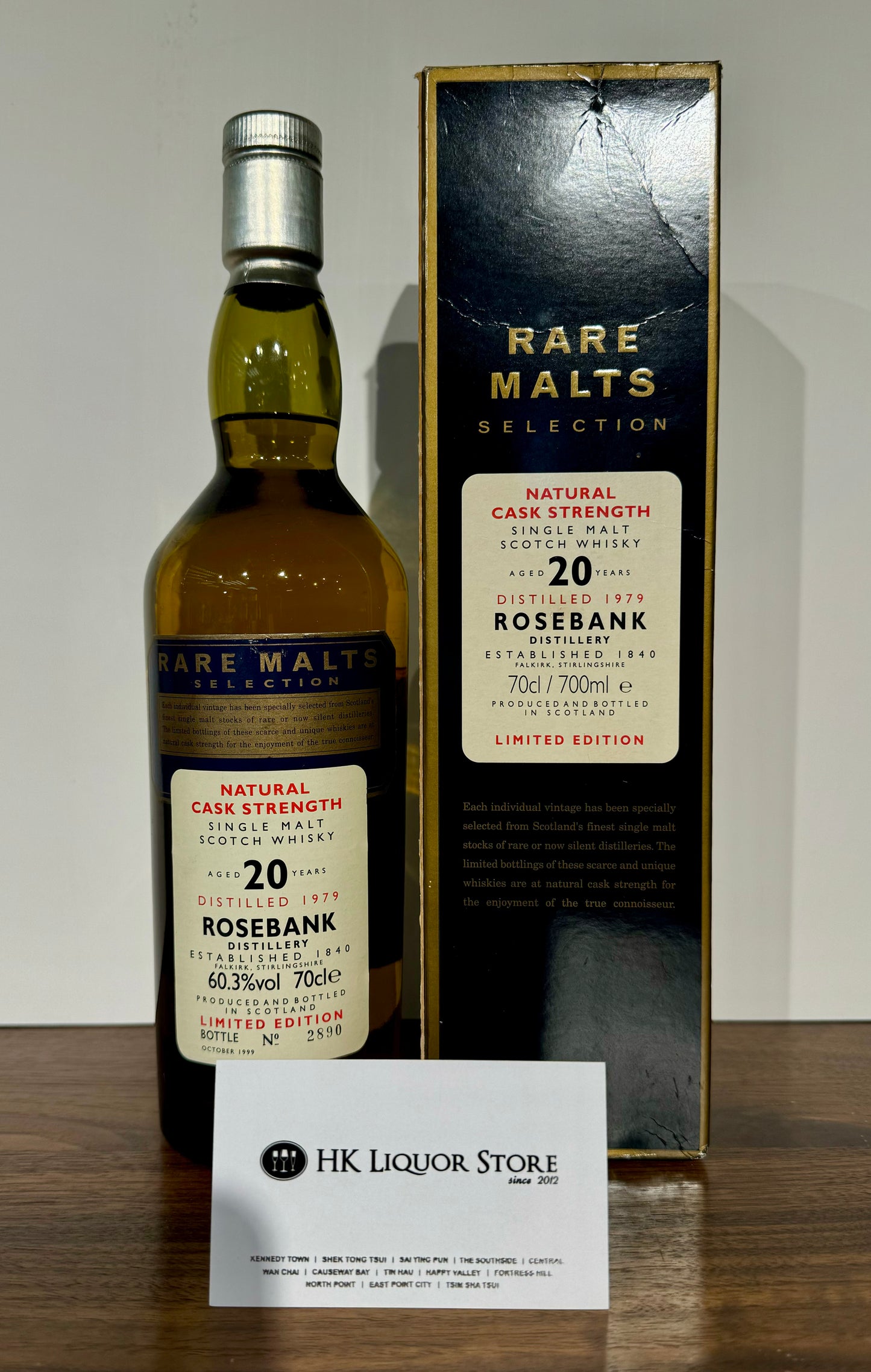 Rosebank 1979 20 60.3% Rare Malts