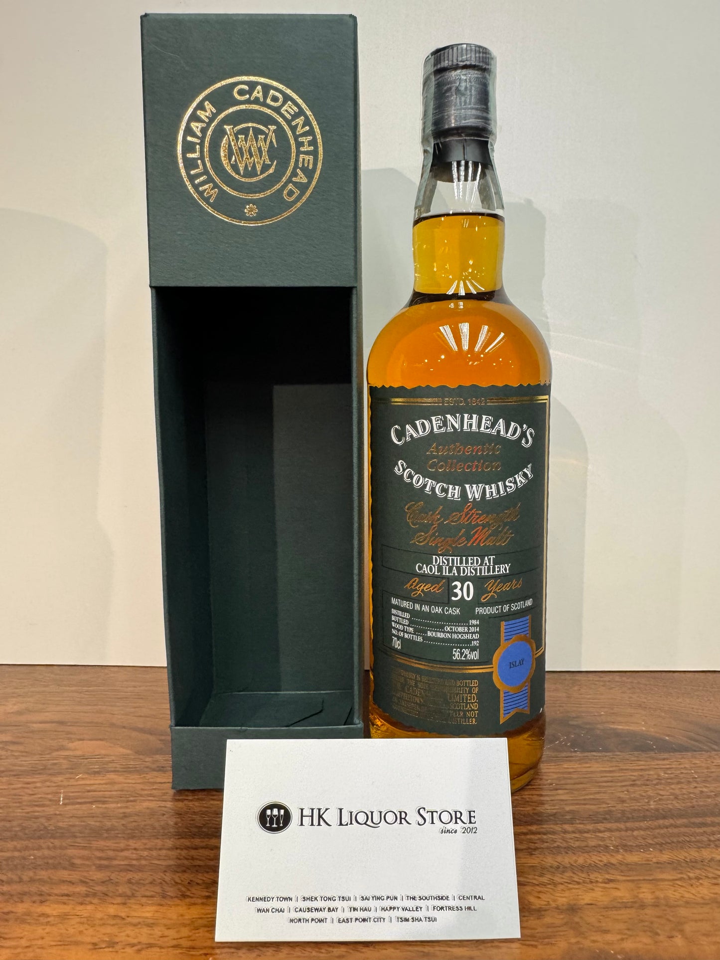 Caol Ila 30 1984 Cadenhead’s Authentic
