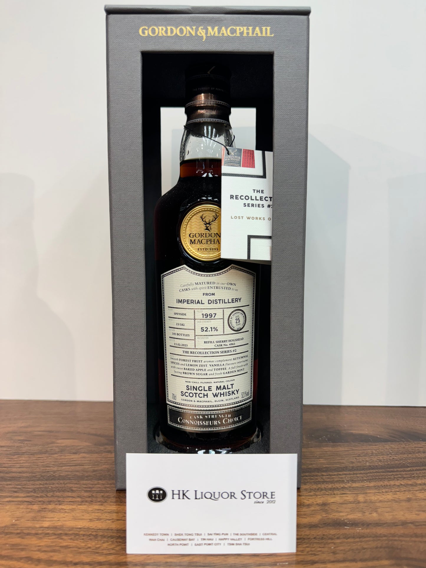 Imperial 25 1997 ReCollection Series #2 Gordon & Macphail Connoisseurs Choice