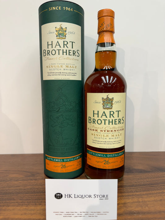 Littlemill 1988 26 第一次填充雪莉酒 Hart Brothers 52.5%