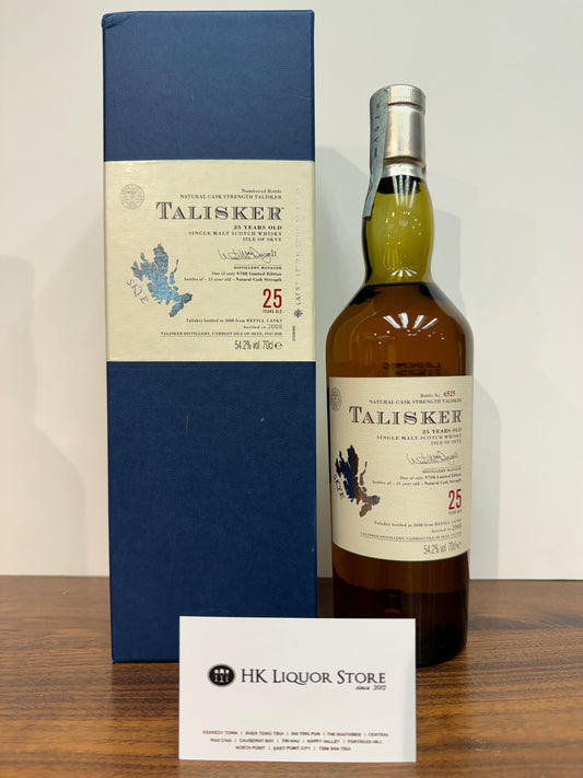 Talisker 25 2008 桶装浓度 54.2%
