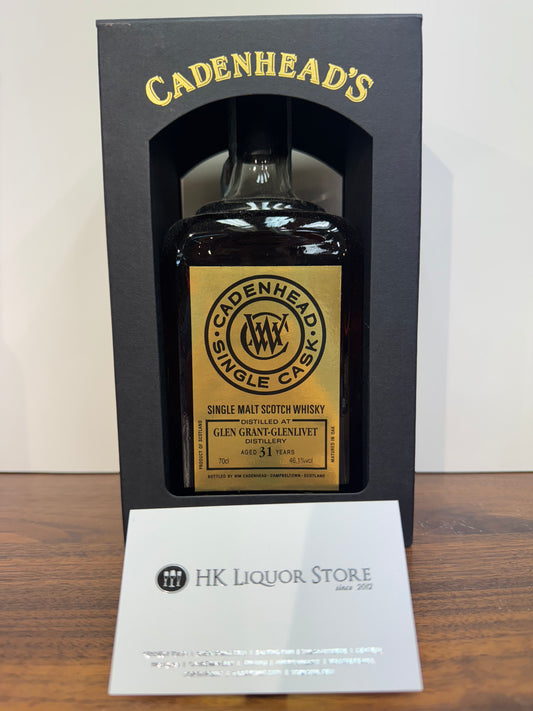 Glen Grant 31 1984 Cadenhead’s Butt Single Cask WF90